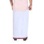 Dobby Design Border Dhotis